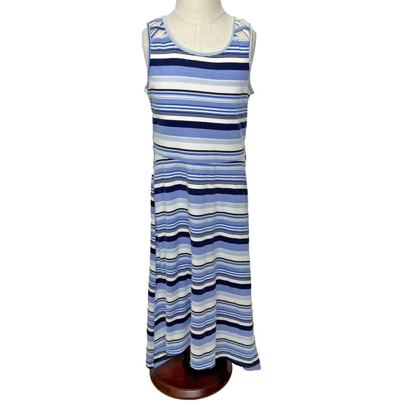 The Children's Place Other - The Children's Place  blue and white stripe Size (M) 7/8, reticulated straps